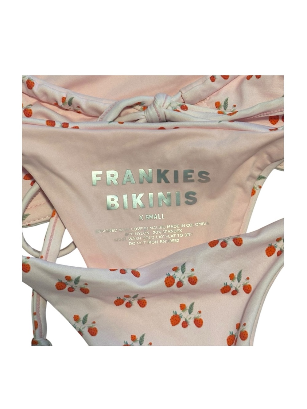 Frankie’s Bikinis Ruffle Berry Bikini - Picture 4 of 4
